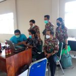 Penyuntikan Vaksin COVID -19 UPTD Puskesmas Tamiang Layang